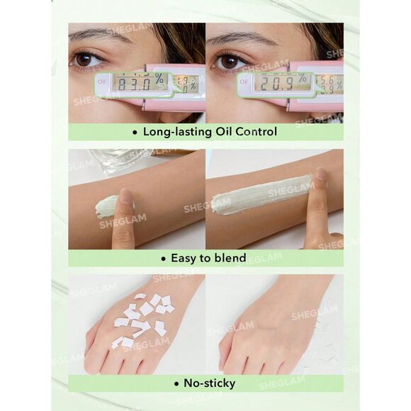 SHEGLAM Birthday Skin Primer Invisible Pore Color-Correcting New in Box - Green - Picture 2 of 7